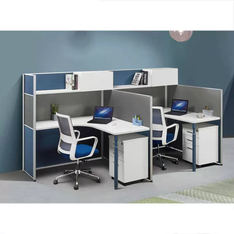 Ekintop Space Saving Office Furniture 2 Person Office Workstation for Small Office