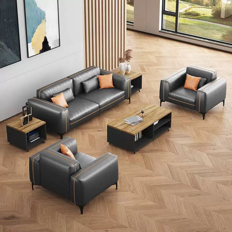 Ekintop Living Room Sofas 7 Seater Sofa Set Living Room Leather Sofa Set Living Room Furniture