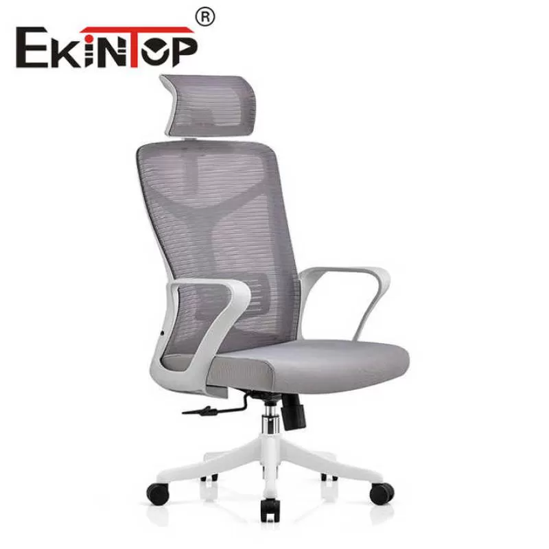 Ekintop Japanese Single Office Chair Swivel White Office Chairs for Office