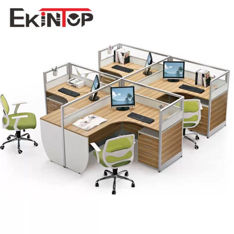 Ekintop Modern Office Furniture 4 Person Call Center Office Workstation