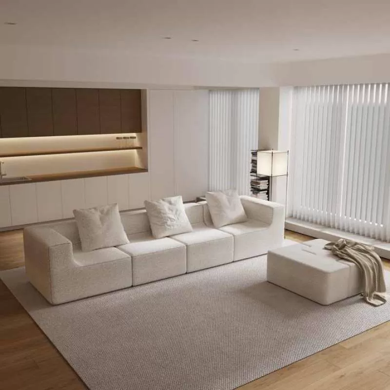 Professional Manufacturer Sectional Sofa Living Room Couch Foam Vacuum Pack Sofa Modern Sofa Set Luxury Design Compressed Couch