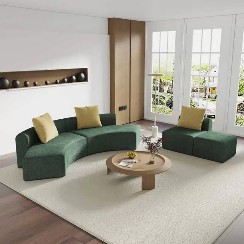 4 Seater Sectional Sofa Living Room Couch Foam Vacuum Pack Sofa Modern Sofa Set Luxury Design Compressed Couch