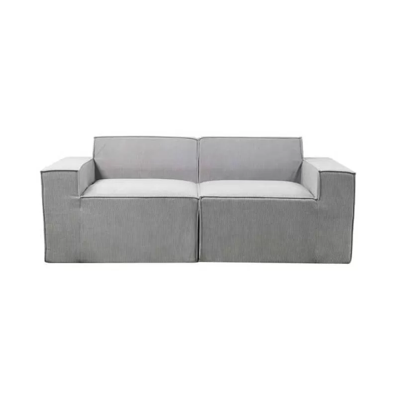 2025 New Design Small Compressed Sofa with 2-Seat High Density Foam Support Modular Sofa CE Certificated Safe Sofa for Apartment