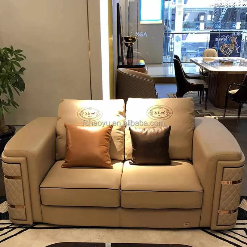 Low Seated Claccic Modern Sofas Puff Leather Sofa Comfy Oversize Modern Sofa Set Best Quality for Home