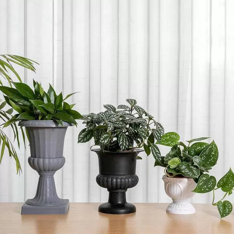 Creative Balcony Garden Potted Plants Flower Pots Plastic Artificial Bonsai Planter Modern Flower Pots for Party