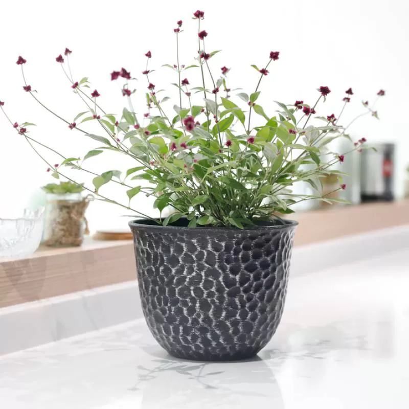 New Outdoor Garden Patio Front Door Planter Plastic Home Garden Large Round Planter Flower Pot