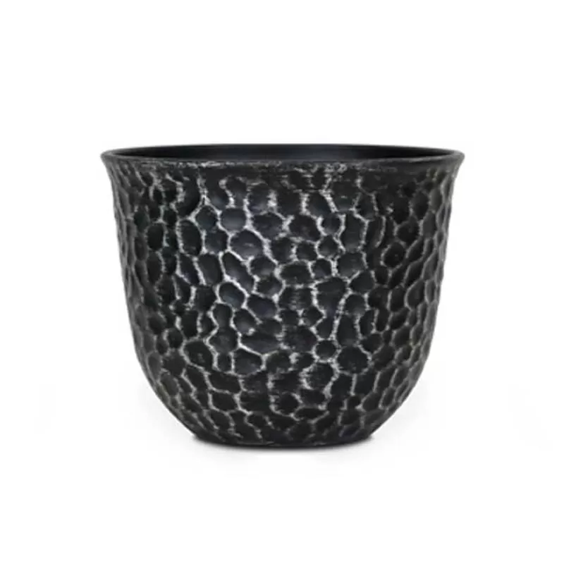 15. 5 Inch Decorative Garden Indoor Round Plastic Flower Pot Balcony Garden Potted Green Flower Pot