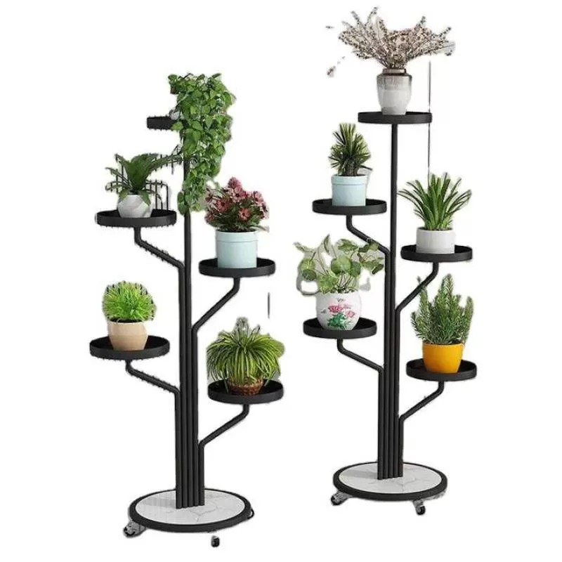 High Quality Flower Pot Stand Outdoor Indoor Luxury Modern Metal Flower Pot Holder Planter Stand