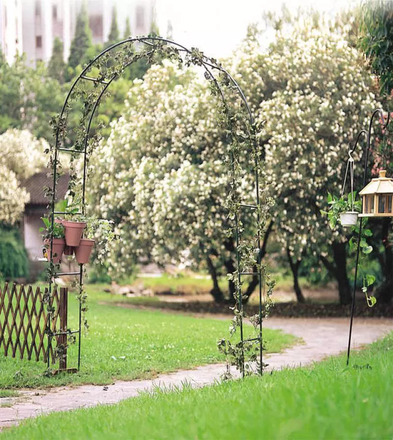 Wedding Metal Trellis Gate Iron Outdoor Design Bridge Garden Rose Arch