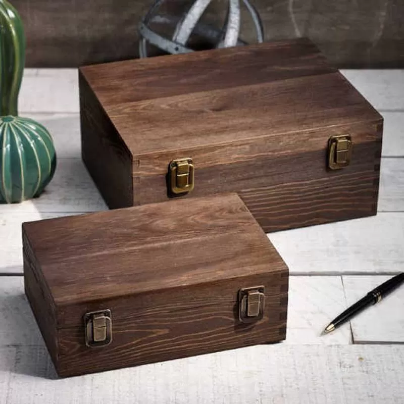 Personalized Wooden Gifts Box Keepsake Wood Box Engraved Name Wooden Boxes