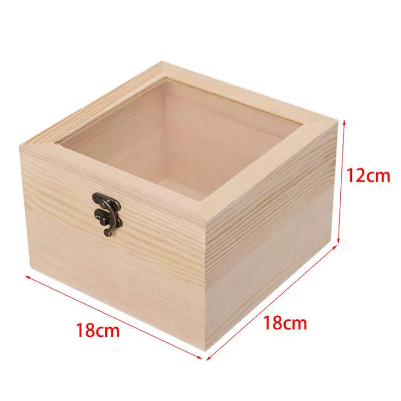 JUNJI Eco-Friendly Folk Art Angel Style Jewelry Wooden Box Handcrafted From Wood Features Eternal Flower Design