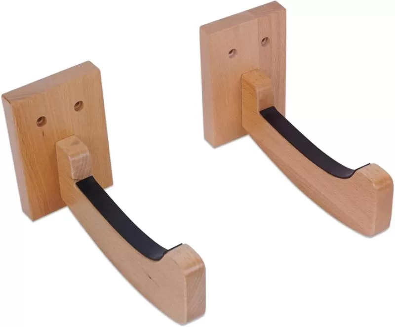 JUNJI Wooden Surfboard Wall Hanger for Convenient Wall Storage Suitable for Long Board and Short Board Display Stand