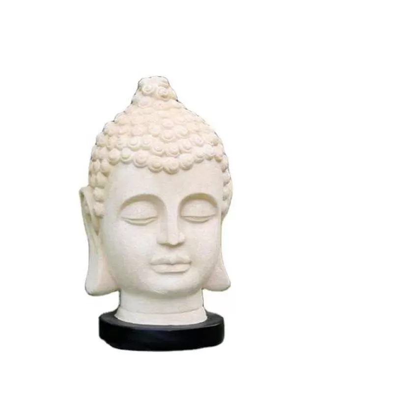 Polyresin Concrete Staute Molds Buddha Head for Sale