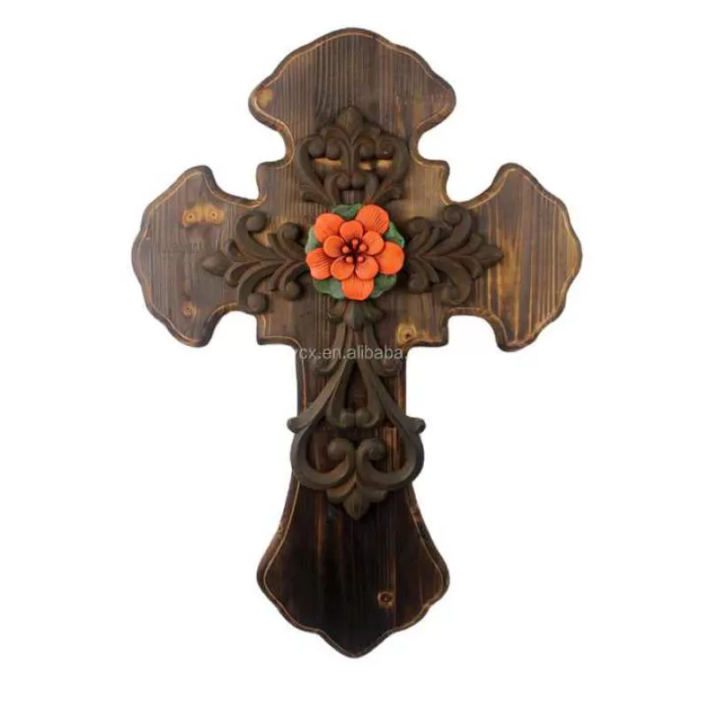 Wholesale Small Wall Decor Wooden Crosses for Decoration
