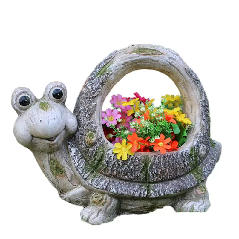 Hot Sale Garden Decoration Animal Planter Pot Turtle Flower Pot for Outdoor Decor