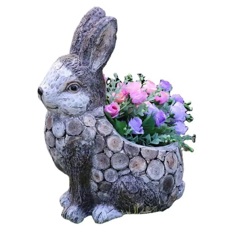 Handmade Animal Design Fiberstone Flower Pots & Planters & Stylish Option