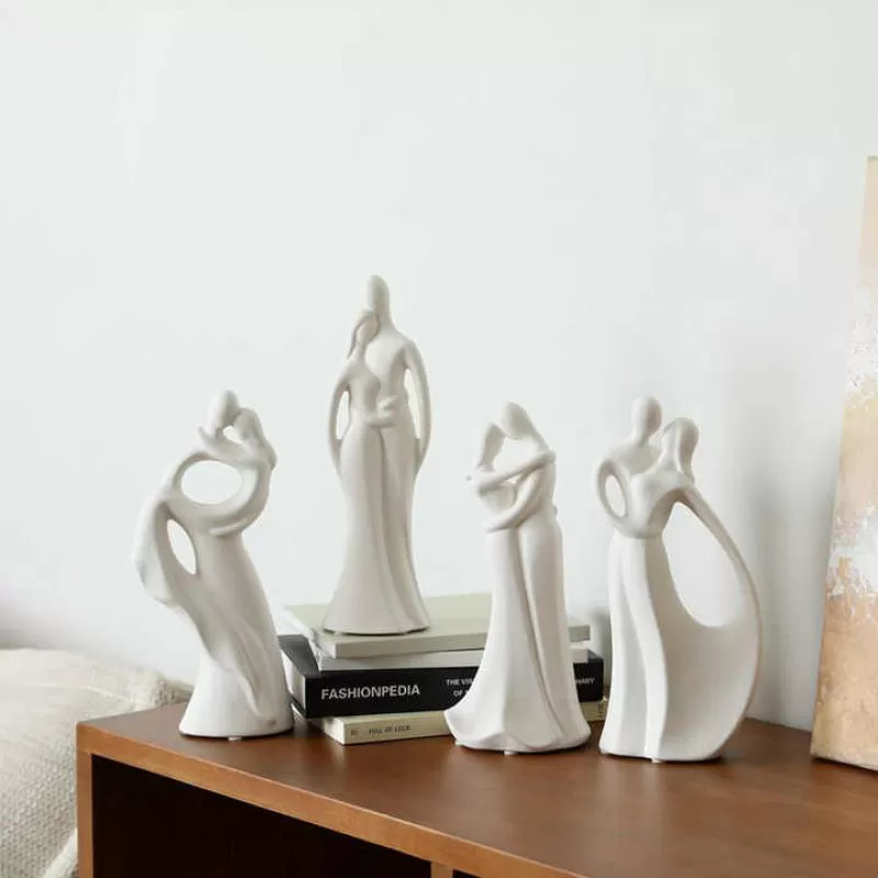 Handmade Tall Ceramic Wedding Crafts for Home & Office Decoration Modern European Style for Hotels & Restaurants