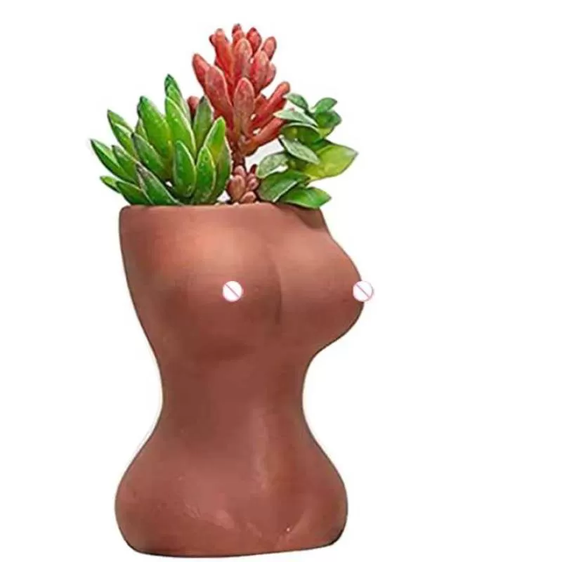 Ceramic Vases Nordic Style Vases Tabletop Plant Containers Creative Decorative Flower Pots for Body Art