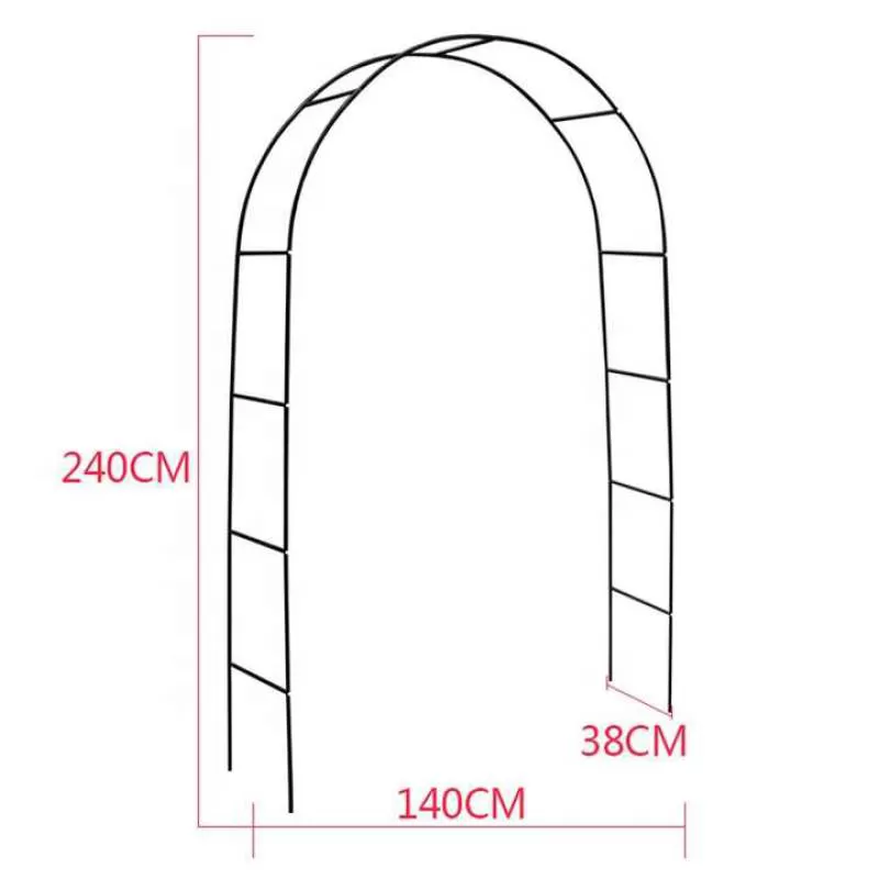 Hot Sale Easy Assembled Metal Garden Decor Flower Wedding Arch for Wedding Party Decoration