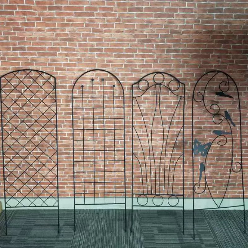 Metal Garden Plant Support Trellis Climbing Flower Wall Trellis 118*38CM Powder Coated Fence Trellis