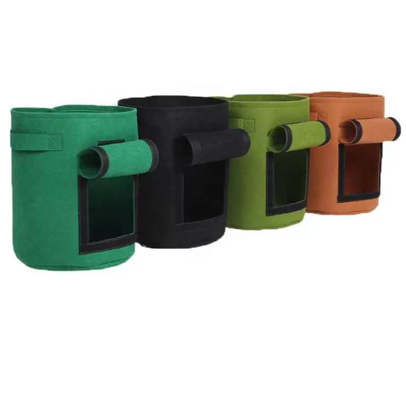 5/7/10 Gallon Felt Planting Planter Bag Potato Growing Bags for Potato Tomato and Vegetables