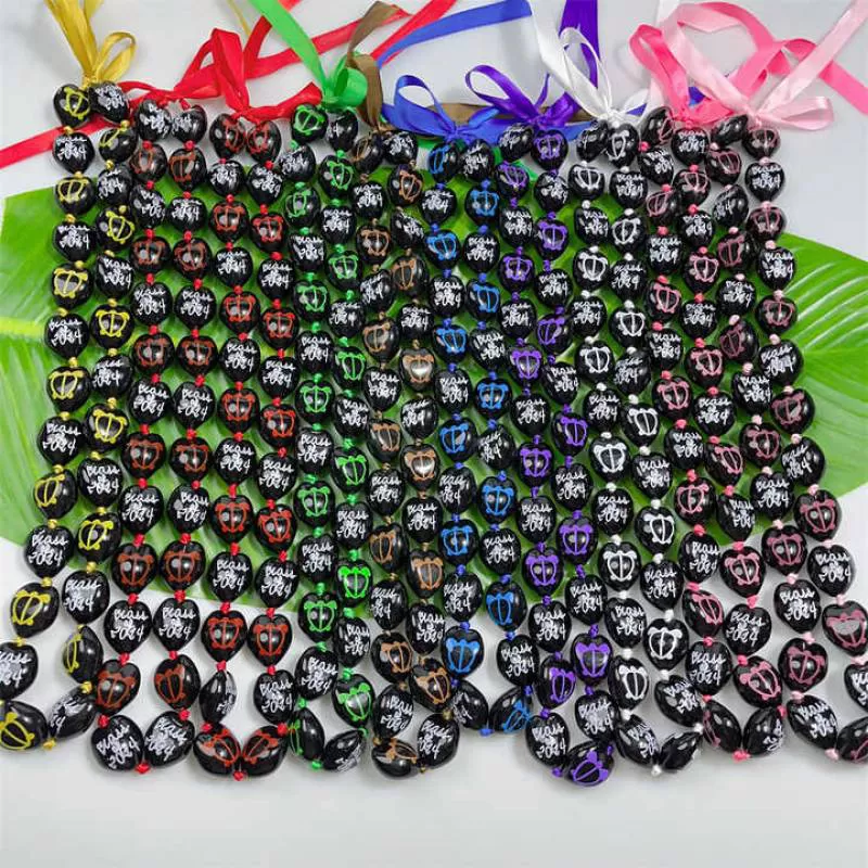 Acrylic 2024 Sea Turtle Kukui Nut School  Graduation Lei Necklace Graduation Colored Leis