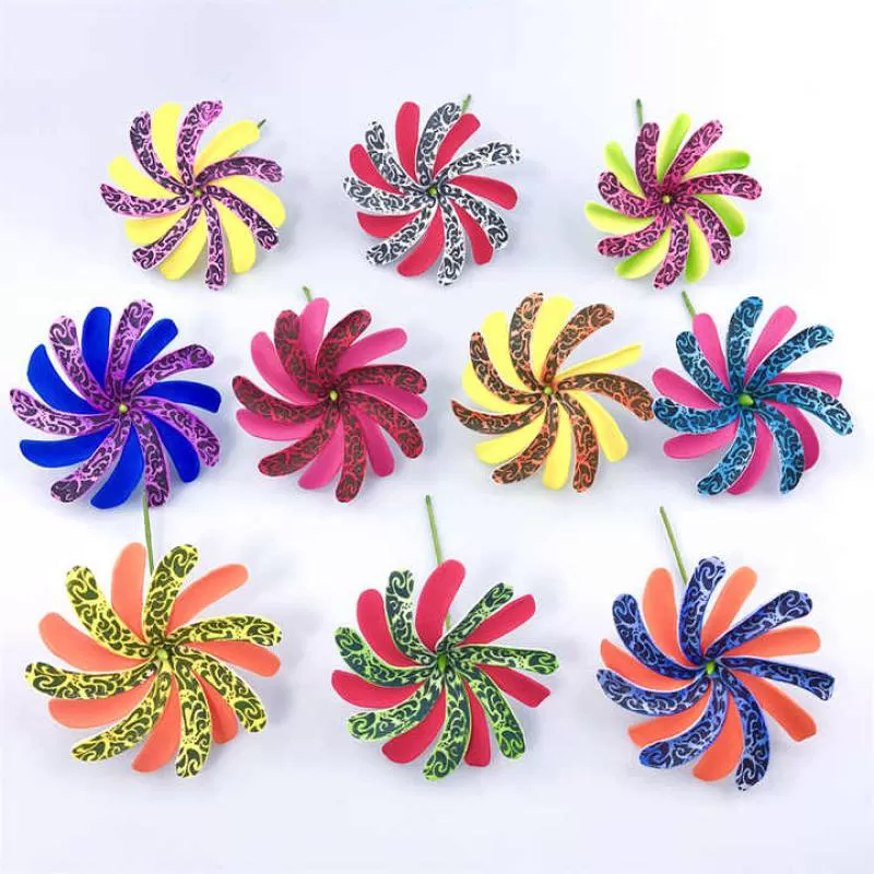 Wholesale 10CM Tiare Flower Foam Hairpin Hawaiian Polynesian Samoan Ear Pick Party Hair Accessories for Women-KN-hf125