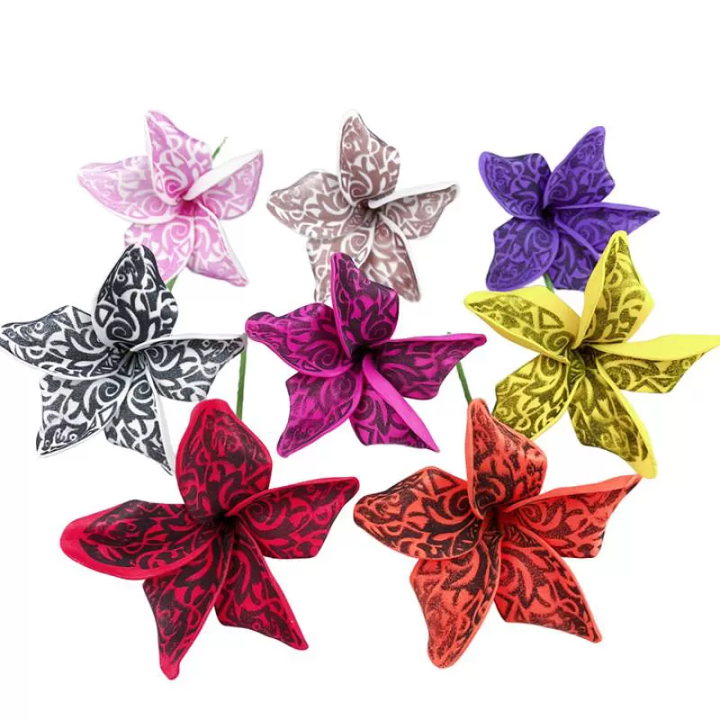 Hawaiian Eva Foam Plumeria Flower Hair Ear Pick