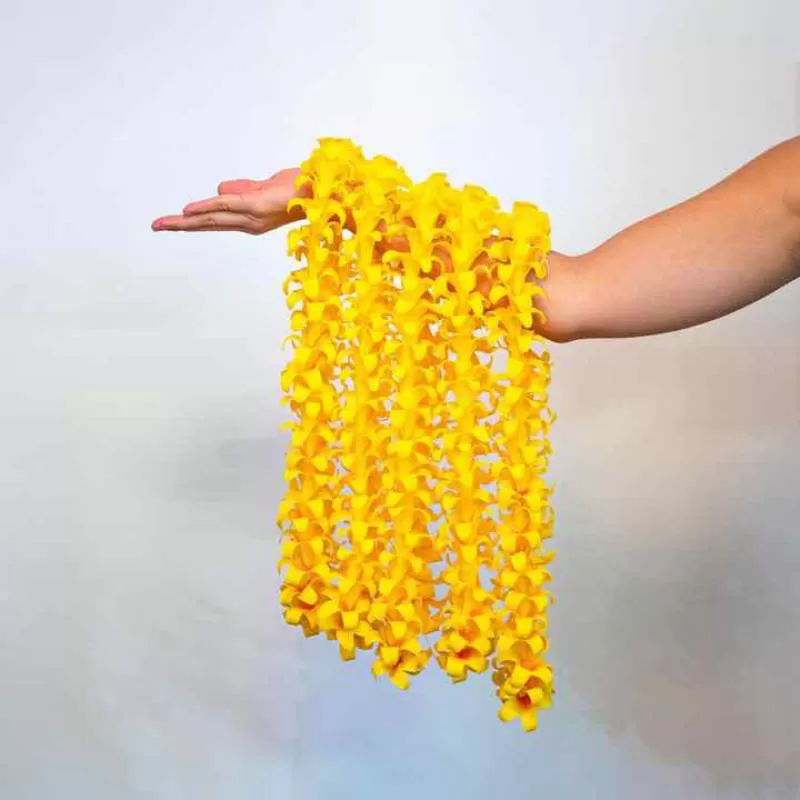 High Quality Artificial Foam Puakenikeni Hawaii Lei for Hula Dance Celebrations and Decorations