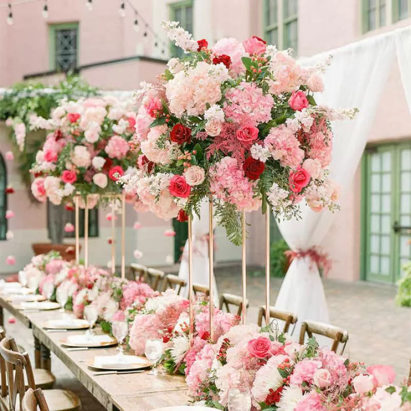 Custom Artificial Flower Ball Centerpieces Wedding Decoration Flower Ball Wedding Flowers