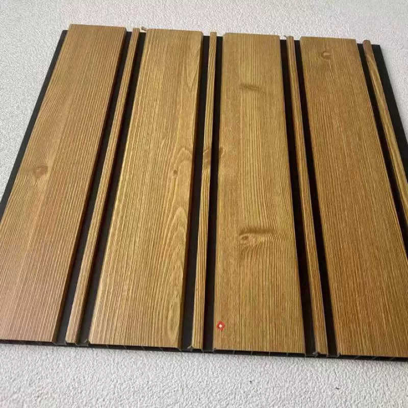 PVC Fluted Panel Charcoal Louver with Building Material PVC  Louver Panel PVC Board-11
