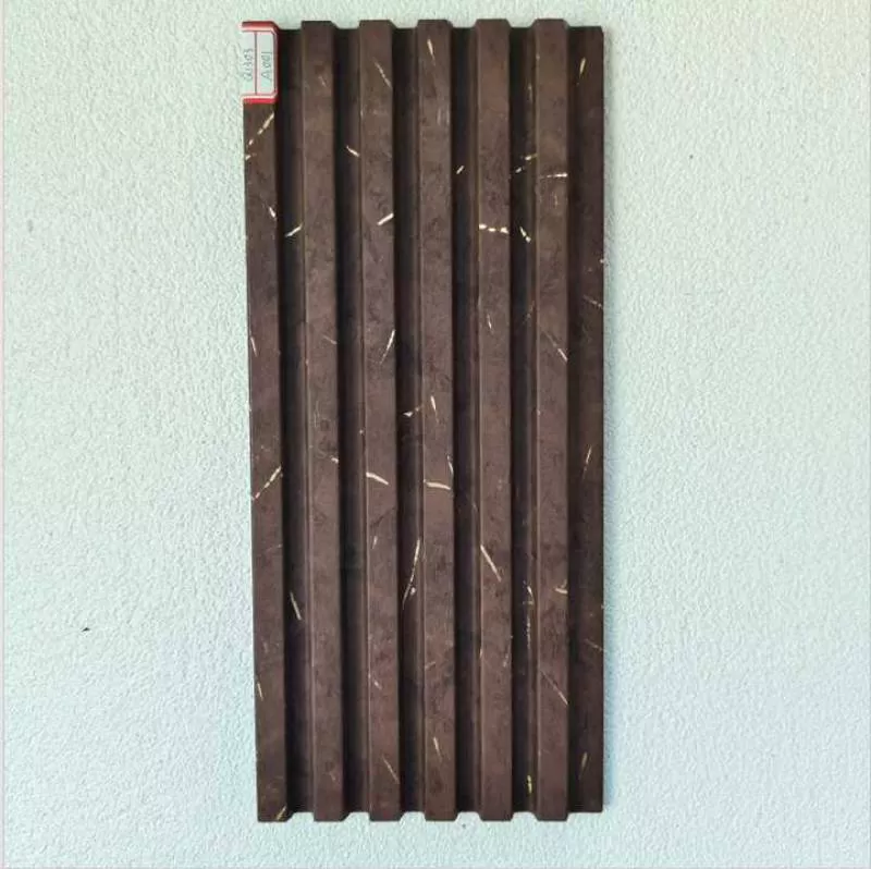 Multi-Design PS Wall Panels Charcoal Panel Louvers Panel Indoor Decoration