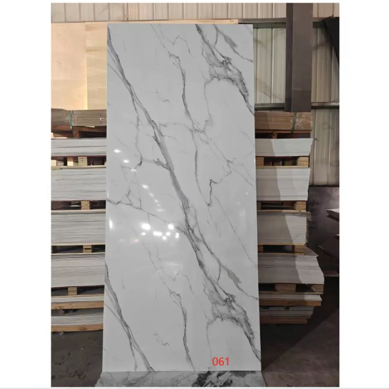 UV High Glossy PVC Marble Sheet 3D New galaxy Designs  PVC Wall Panels for Interior Decoration