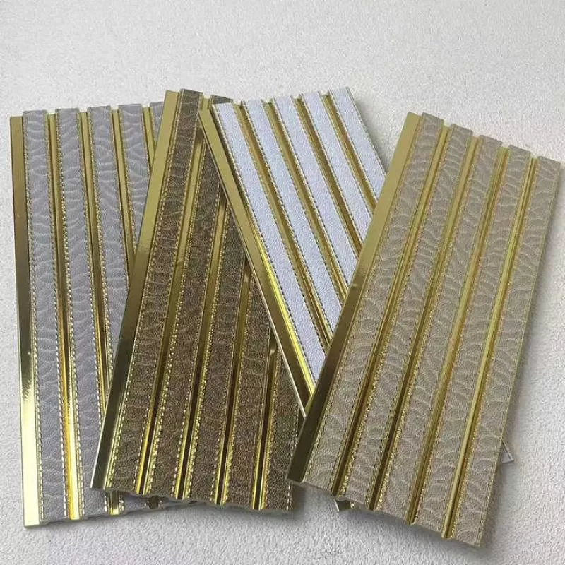Indoor Decorative Wood Alternative PS Fluted Panel PS Wall Panel