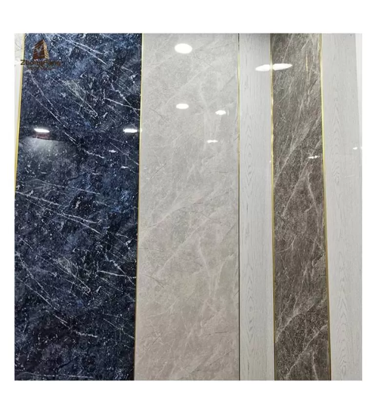 Waterproof UV Board PVC Sheet in Marble Colors for Interior Walls/Ceilings Decoration  UV Sheet Wall Panel