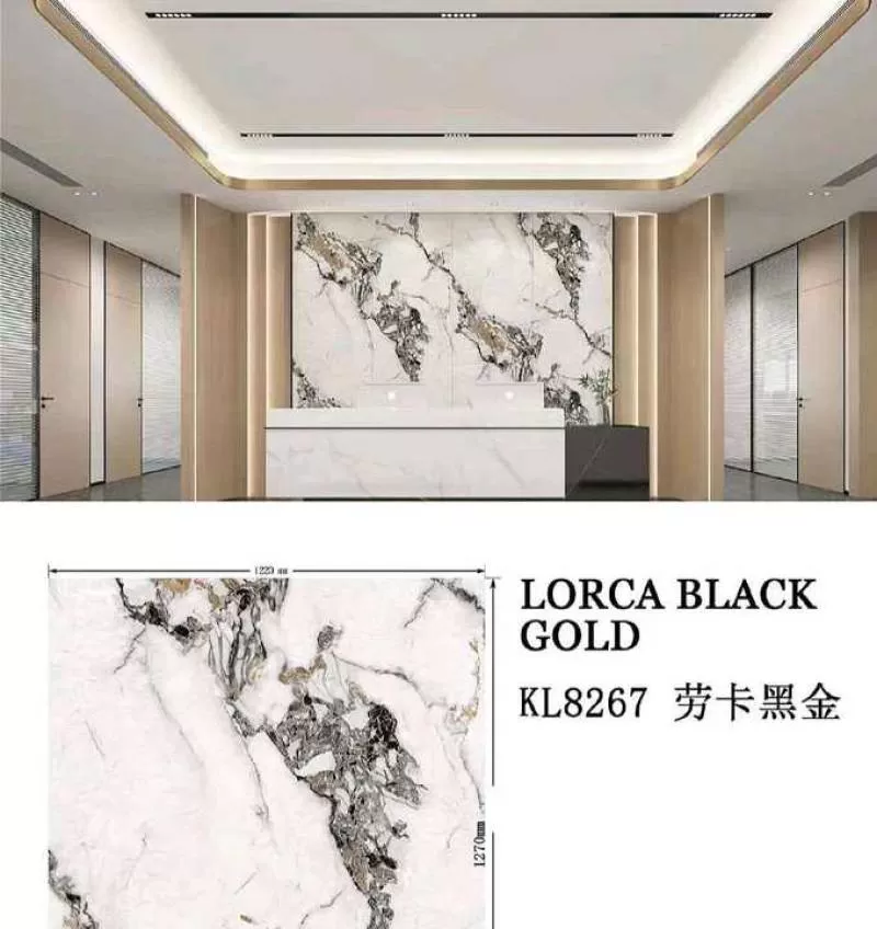 2.2mm 2.5mm 2.8mm 3mm 1220*2440 PVC Marble Sheet UV High Glossy Marble Sheet Uv Panel