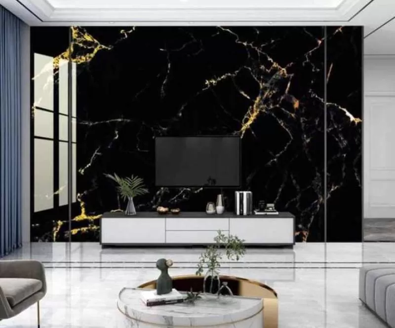 Interior Decorative PVC UV Marble Board High Glossy UV  Panel  PVC  Marble Sheet  UV Sheet Wall Panels Ceiling