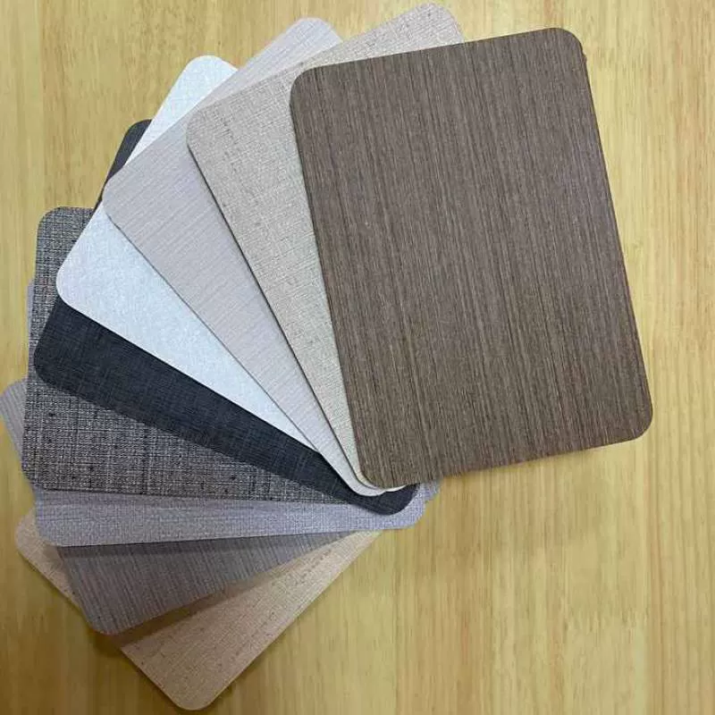 Top Quality Bamboo Charcoal Wood Metal Plate Wood Veneer Integrated Wall Panel Decoration Wall Carbon Crystal Plate