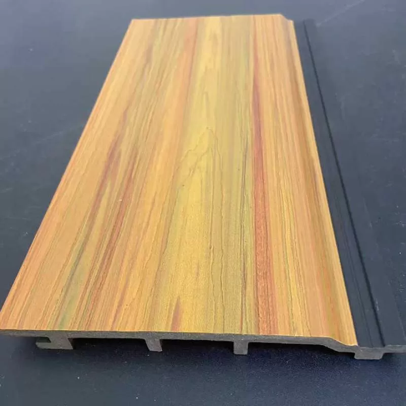 Outdoor Partition Wpc Wall Board Cladding Fluted Decorative Exterior Siding Exterior