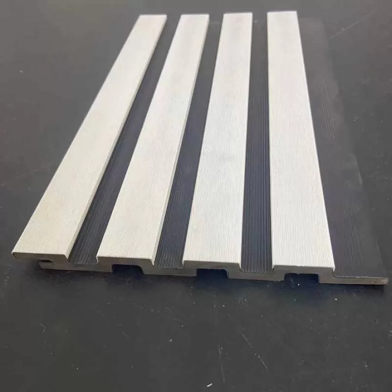 Outdoor Partition Wpc Wall Board Cladding Fluted Decorative Exterior Siding Exterior