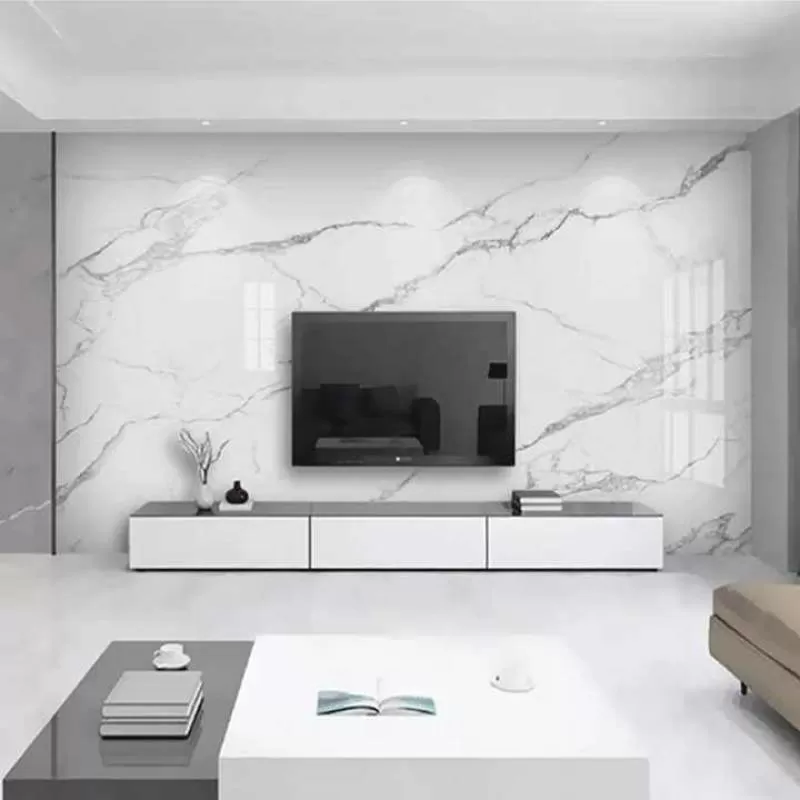 Hot Selling Easy Install Wall Board Panel Wood Grain Spc Luxury Wall Panels Uv 3D Printing HD Sheet Wall Panels