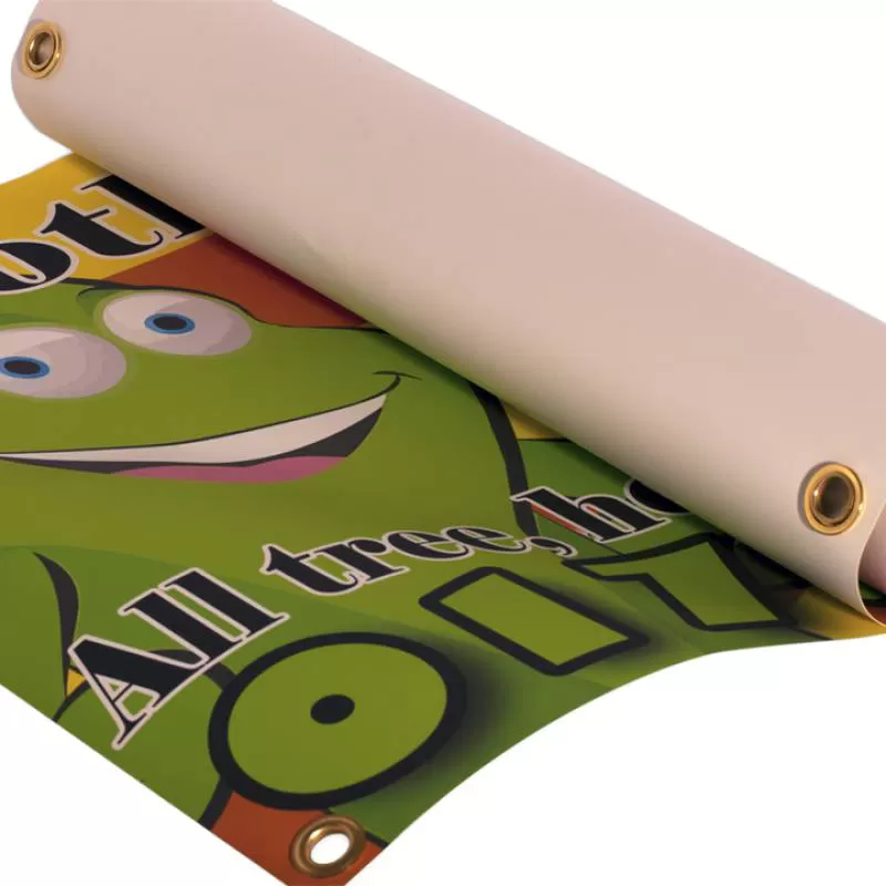 Custom 13 oz PVC Vinyl Banner Full-Color Digital & UV Printing for Trade Show Giveaways Made From Polyester & Silk