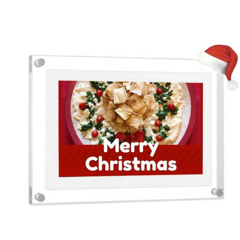 10-Pack 5x7\" Laser Cut Acrylic Sheet Clear Extruded Plexiglass Picture Frame 0.043\" Thick Display Racks UV Printing for