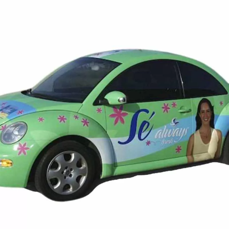 Custom Designed Car Body Wrap PVC Sticker Anti-scratch Automotive Graphic Printing in Vinyl Premium Packaging