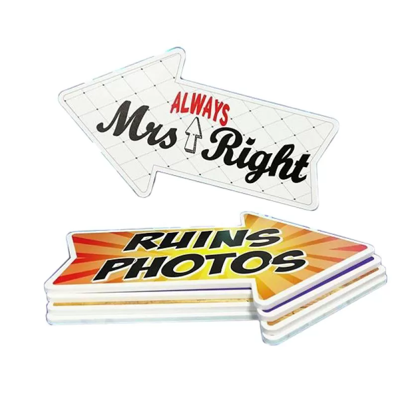 Double Sided UV Printed 5mm PVC Foam Board Photo Booth Props for Parties Display Boards