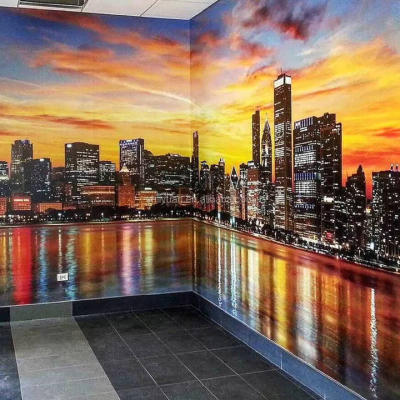 Custom Printed Anti-UV Vinyl Wall Decorative Sticker Adhesive Wall Sticker