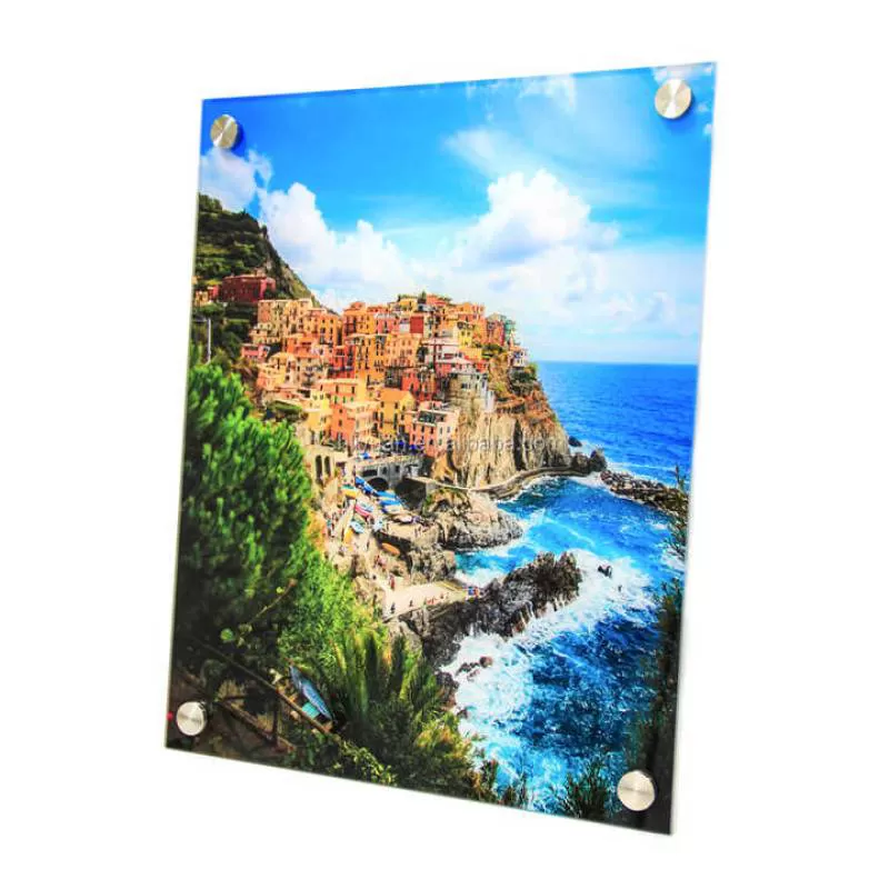 Personalized Single Sided Plexiglass Panel for Signage UV Printing & Laser Engraving Decorative Acrylic Sheet