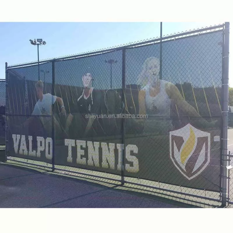 Custom Large Size PVC Fence Mesh Advertising Banner Outdoor Digital Print Grommets UV Printing Automotive Insurance Education