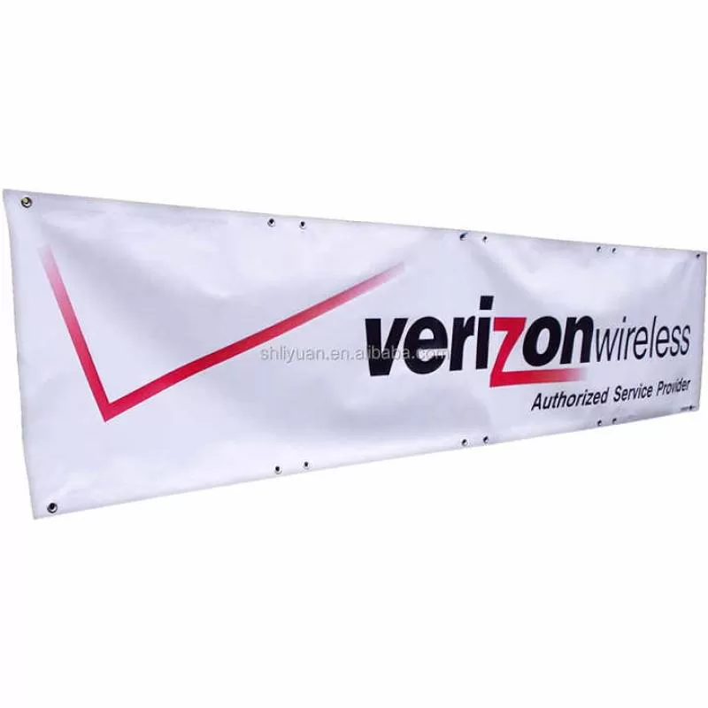 Custom Sublimation Digital Printing Service Outdoor Business Sports Logo Flex Vinyl PVC Mesh Sign Promotional Flags Banners