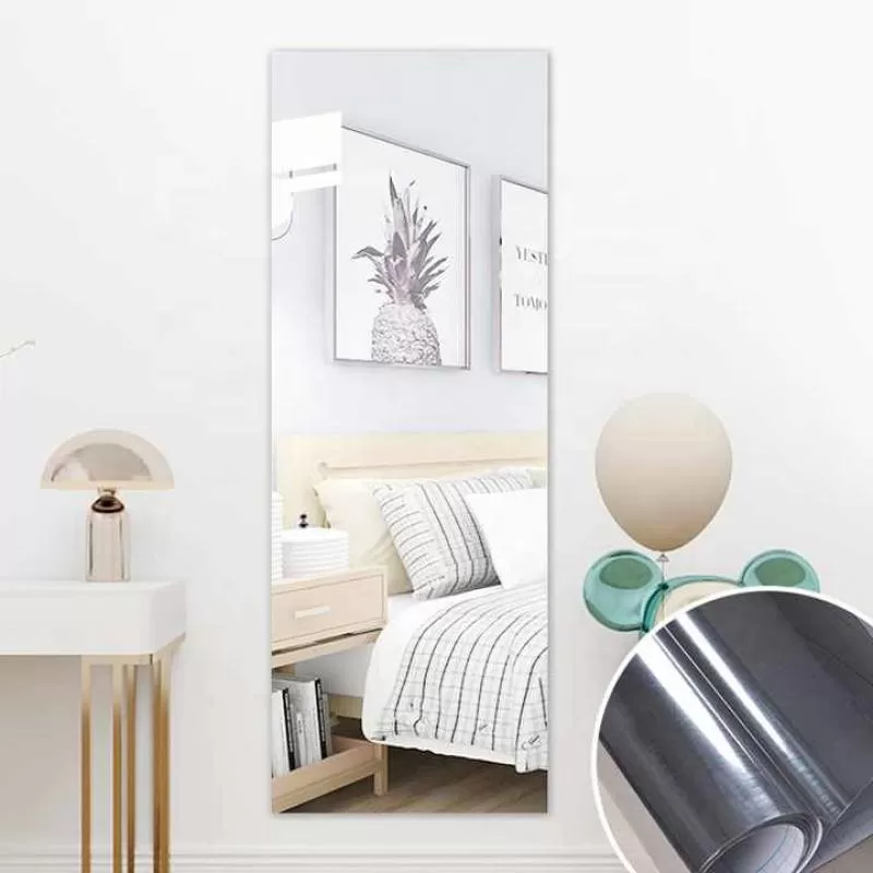 Miroor Sticker DIY Mirror Film Removable Pvc Wallpaper Home Decor